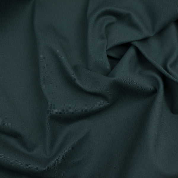 Sötétzöld farmer anyag, szélesség 160 cm