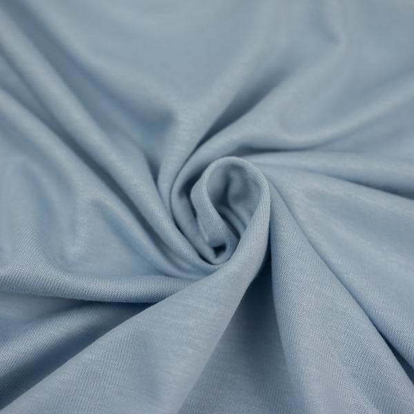 Vékony, rugalmas pamut, kékesszürke, 95% pamut, 5% elasztán, 150 cm széles