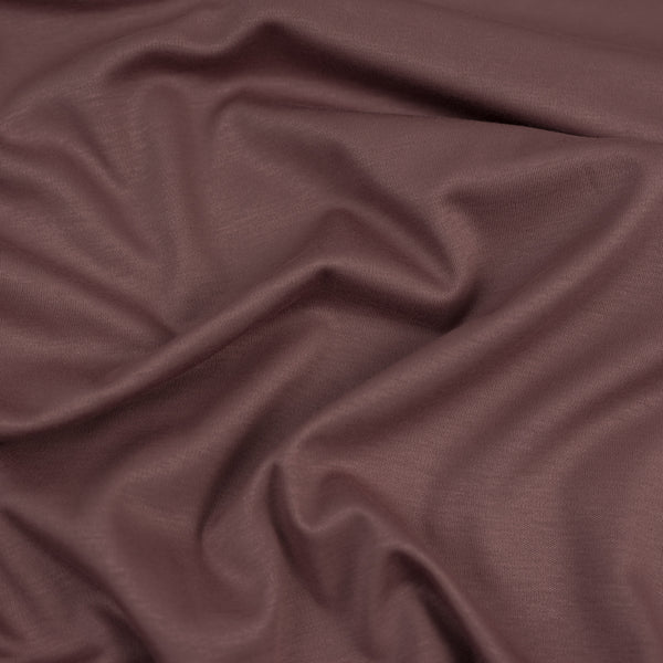 Lila színű, rugalmas pamutszövet, szélesség 150 cm, 95% pamut, 5% elasztán