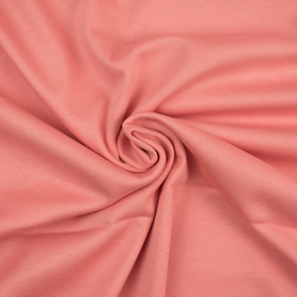Elasztikus barackszinű pamut, szélesség 150 cm, 95% pamut, 5% elasztán