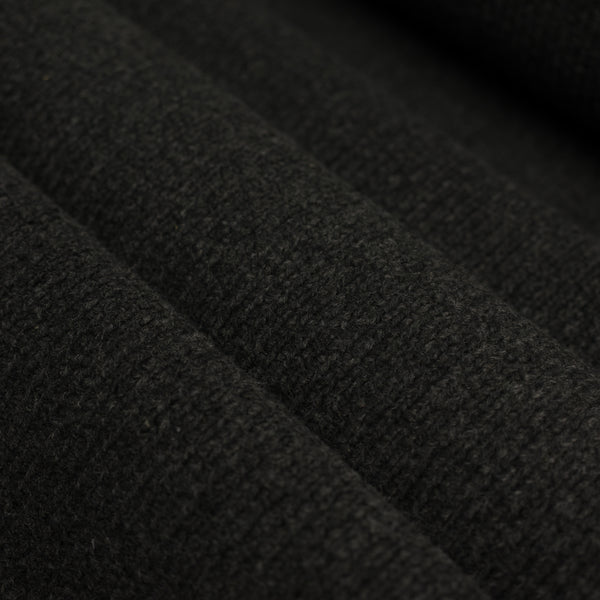 Sötét szürke szintetikus gyapjú elasztánnal, szélesség 150 cm, 100% poliészter