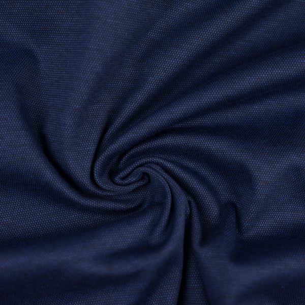 Sötétkék pike anyag, szélesség 160 cm, 90% pamut, 10% elasztán