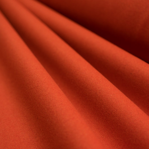 Narancssárga szintetikus gyapjúszövet, szélesség 150 cm, 100% poliészter