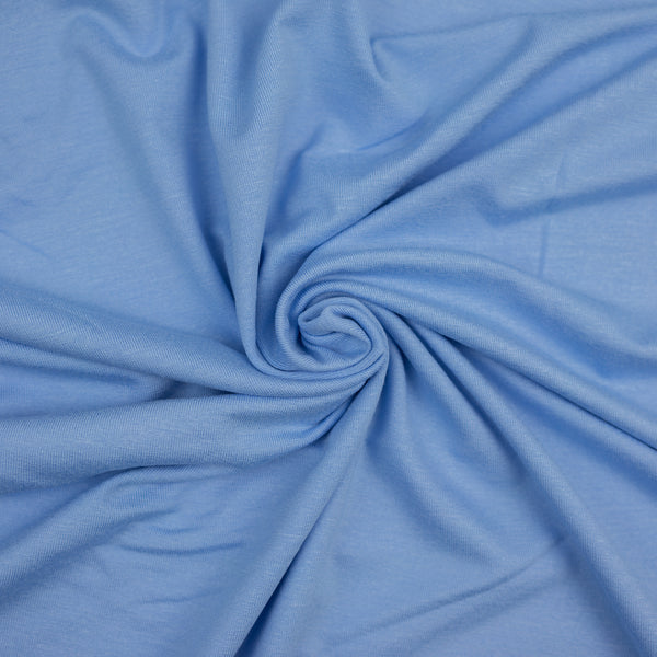 Elasztikus viszkóz, kék, szélesség 150 cm, 80% VI, 20% elasztán